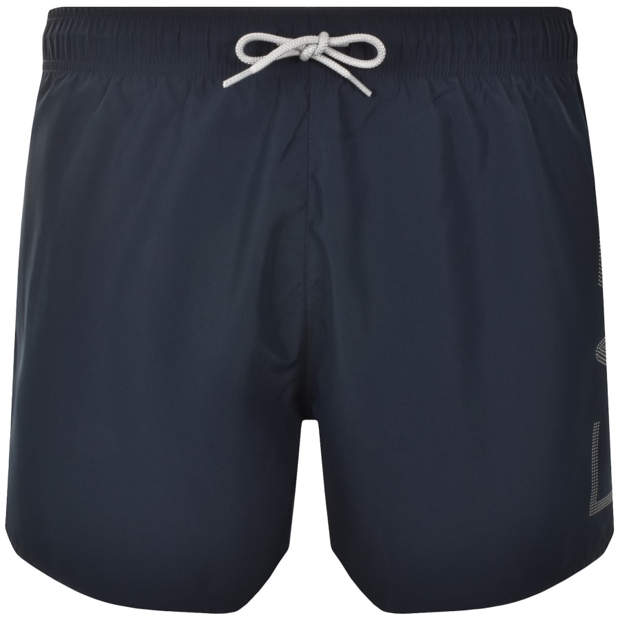 EA7 Emporio Armani Logo Swim Shorts Navy | Mainline Menswear
